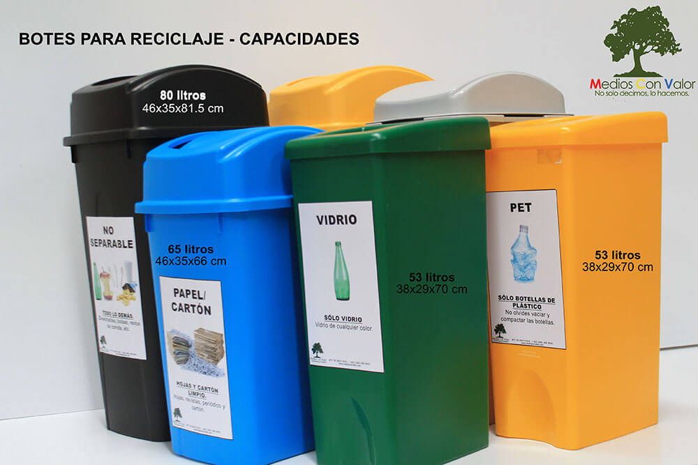 Botes para reciclaje